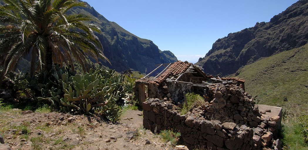 Masca in Tenerife, walking down the mountain you can get to Pirate Bay. 