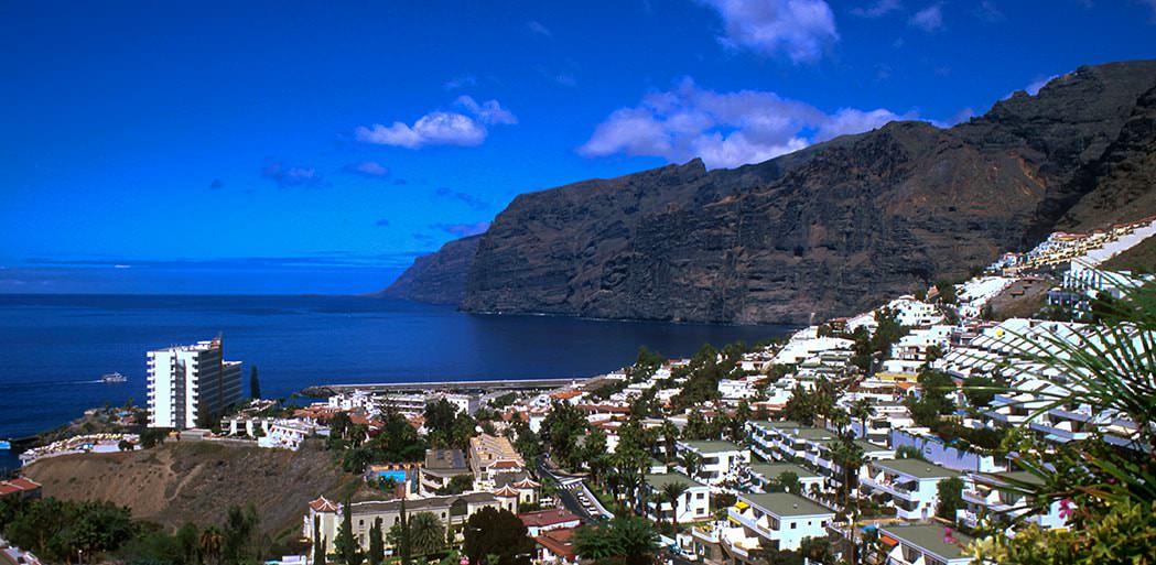 The famous vertical walls of Los Gigantes, Tenerife